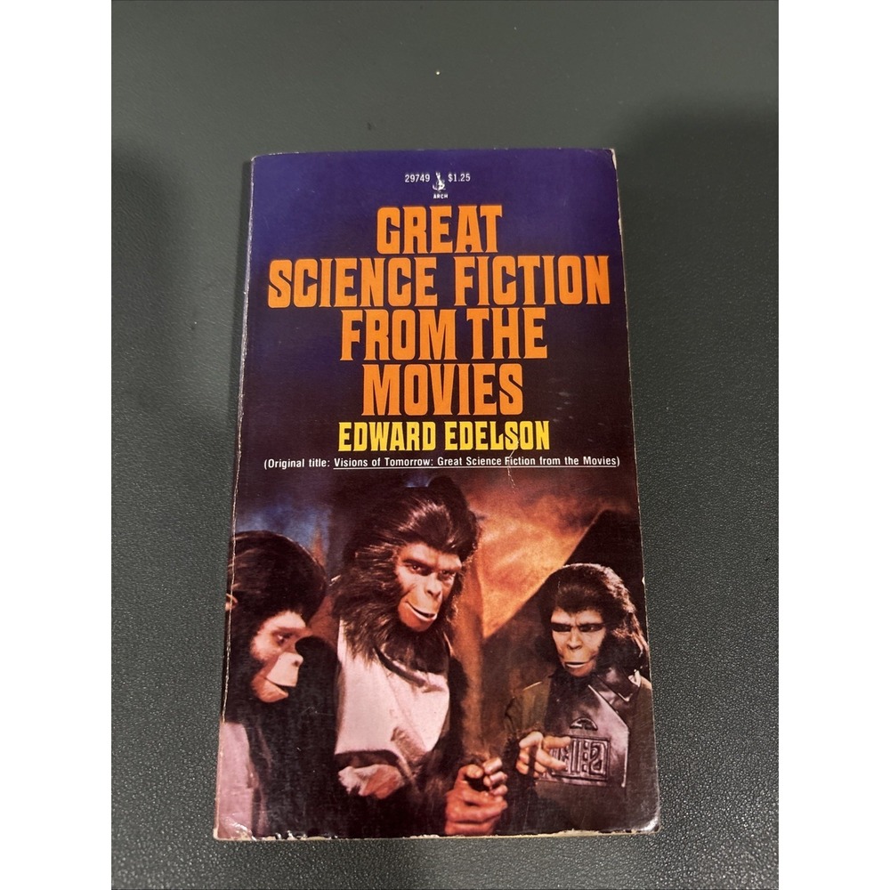 Great Science Fiction From The Movies Edward Edelson Pocket Arch 29749 1976 Book